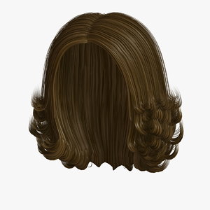 hairstyle 8 hair 3D model