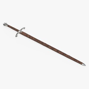 3D handed sword scabbard