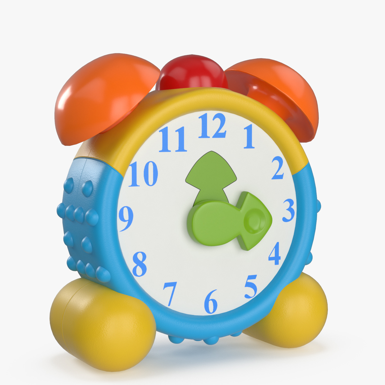 Toy alarm clock 3D model TurboSquid 1186786
