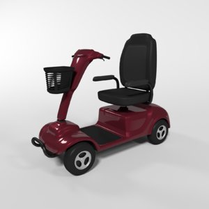 mobility scooter 3D model