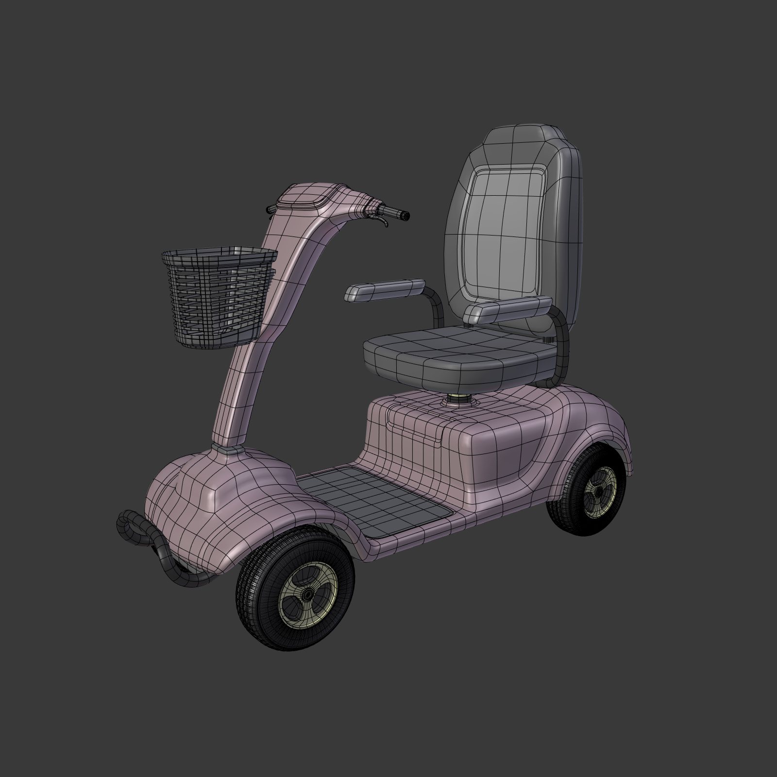 Mobility scooter 3D model TurboSquid 1186886