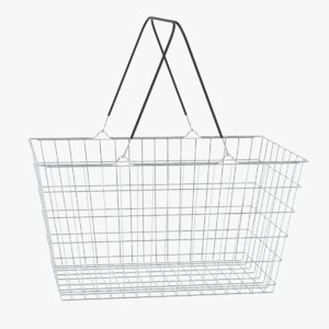 shopping basket 3D model