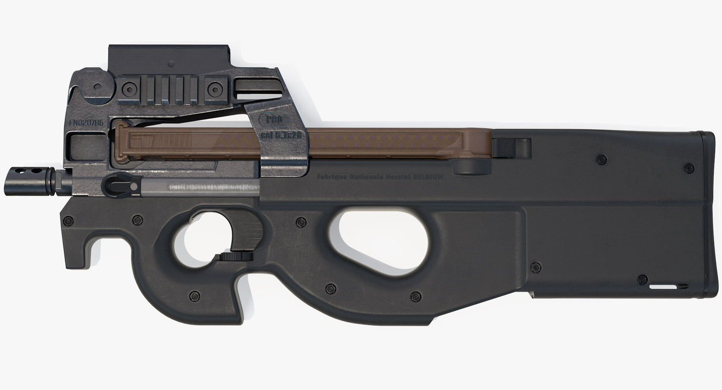 Fn P90 Personal Defense 3d Model Turbosquid 1187183