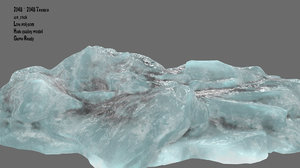 3D ice temple model