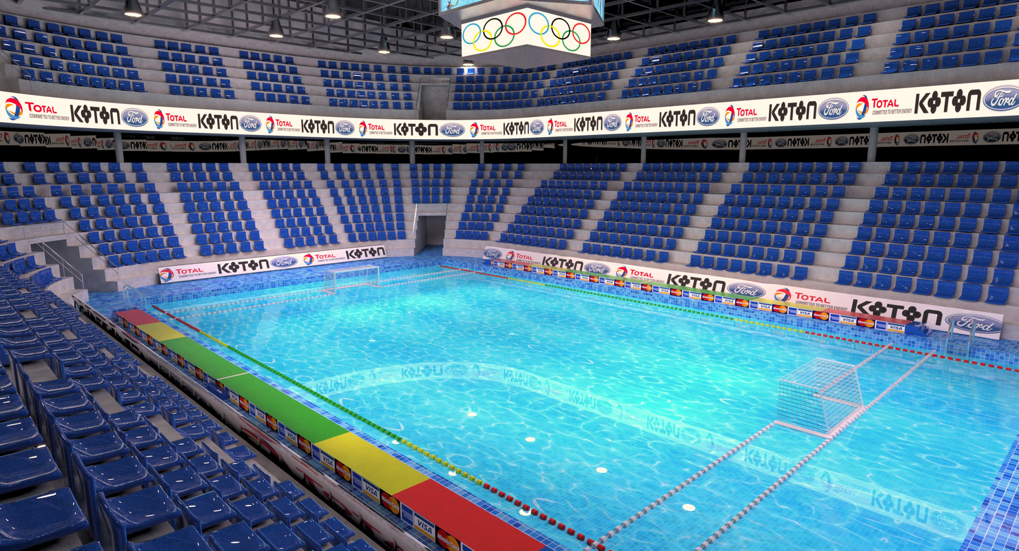 Arena water polo 3D - TurboSquid 1187257