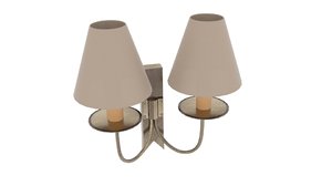 double cottage wall light model