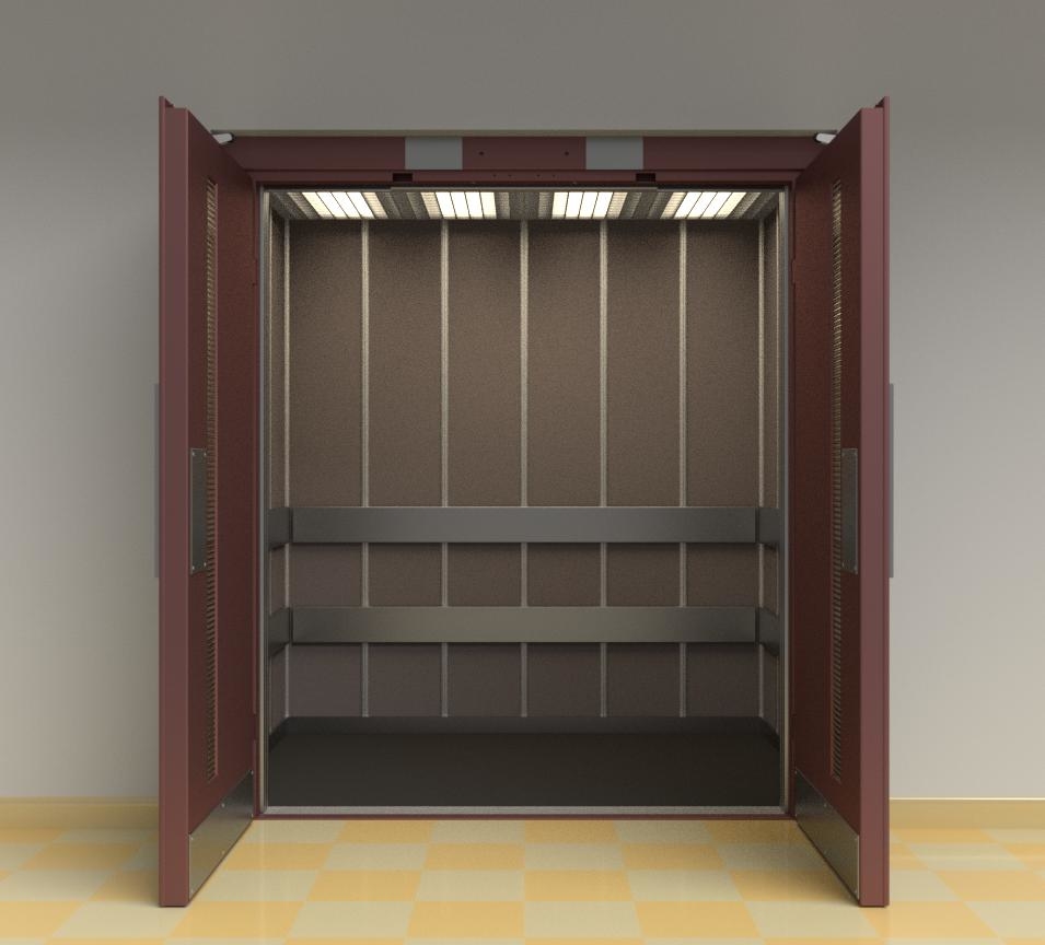 3d Vintage Elevator Doors Model Turbosquid 1187543