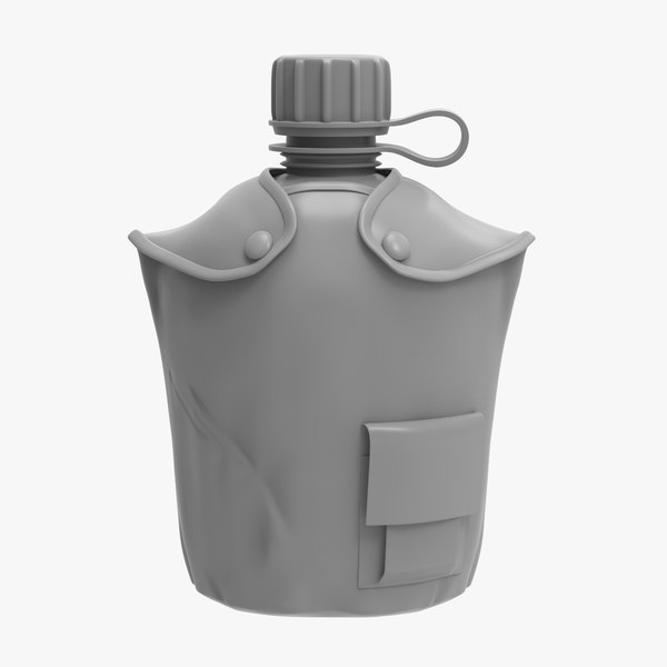 flask 1 qt cloth 3D model