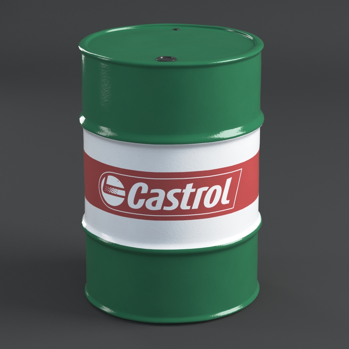 3D oil barrel castrol model TurboSquid 1187614