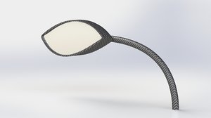 pagani huayra wing mirror 3D model
