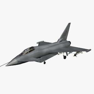 eurofighter fighter 3D model