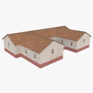 3D model roman building