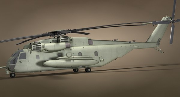 Ch-53 military helicopter modeled 3D model - TurboSquid 1188038