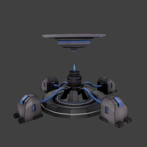 sci-fi generator 3D model