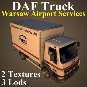 daf truck 3D