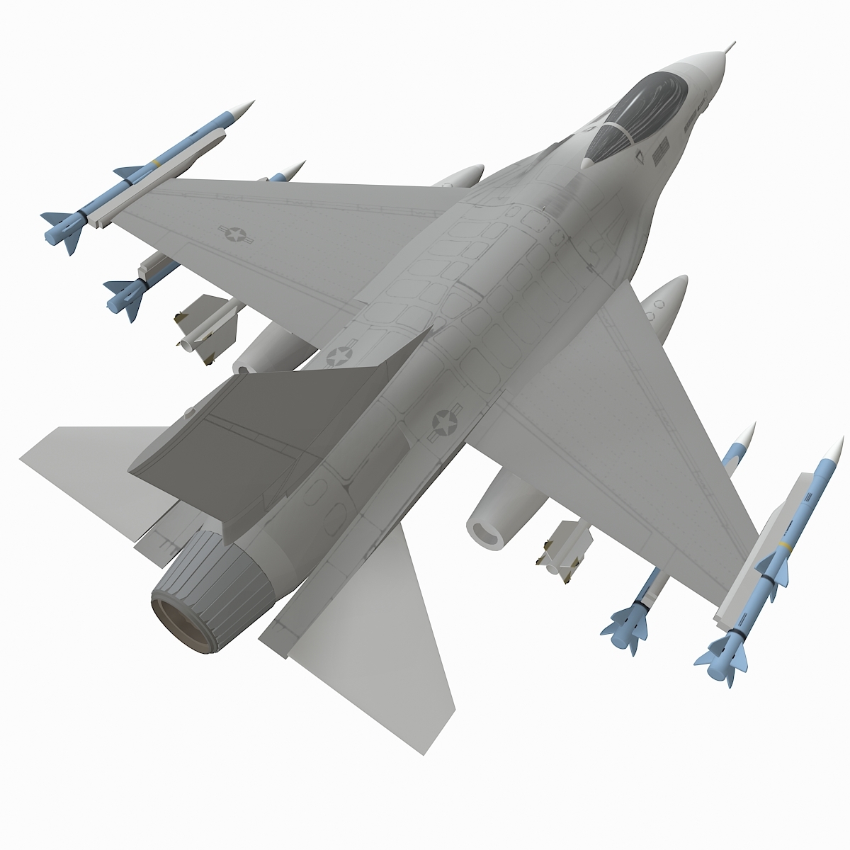 F16 3D model - TurboSquid 1188169