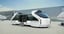 3D hybrid sci-fi train-bus concept