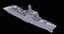 chinese warships naval ship 3D model