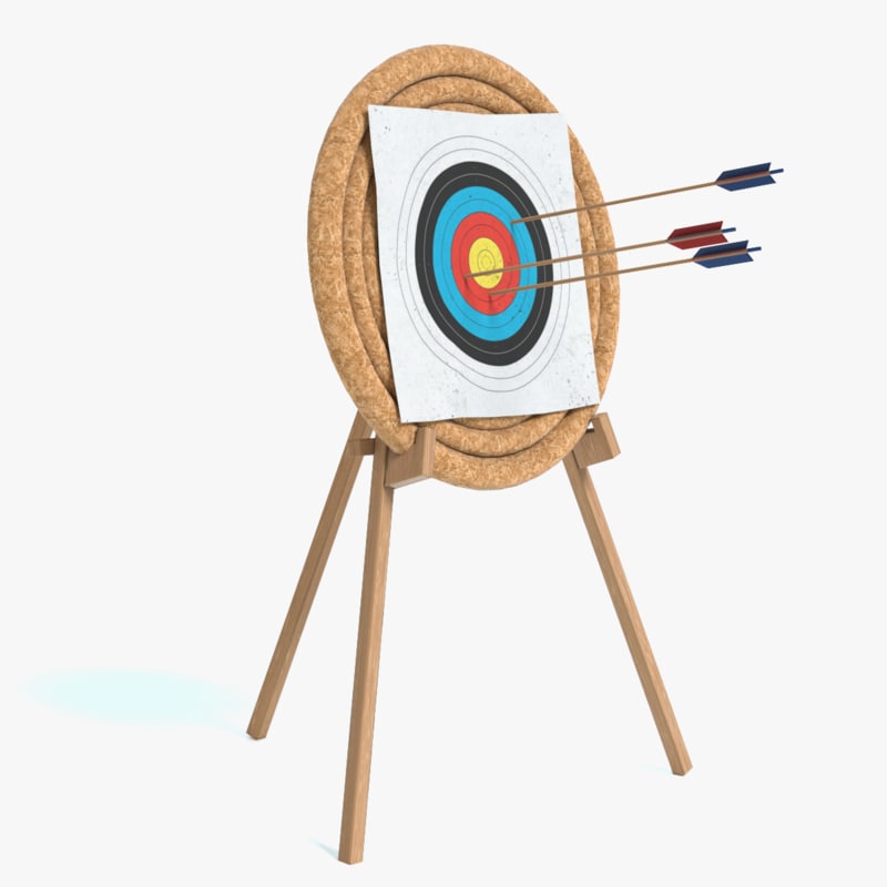 3D archery hay target model TurboSquid 1188273