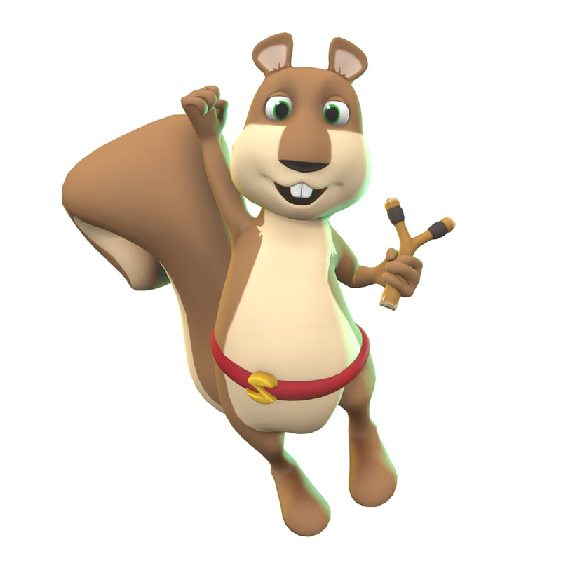 Sammy squirrel 3D model - TurboSquid 1188297