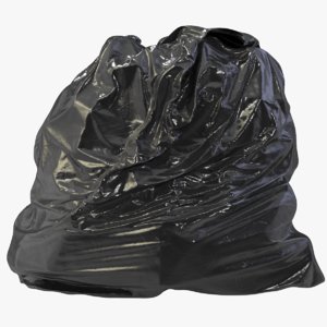 realistic garbage bag 02 3D model