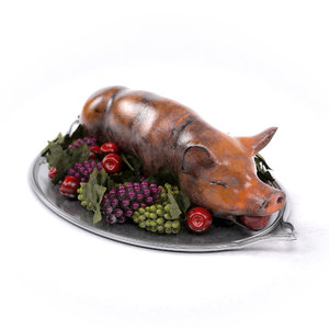 3D model roasted pork hq