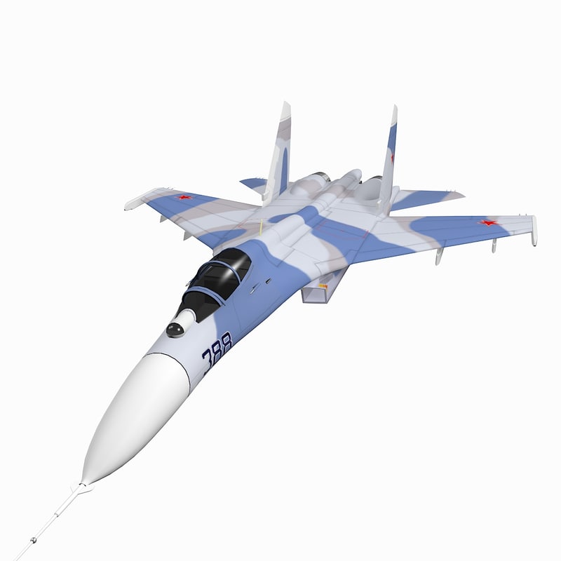 Sukhoi su-27 flanker 3D model - TurboSquid 1188500