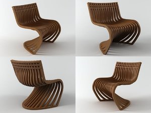 3D model pantosh chair n