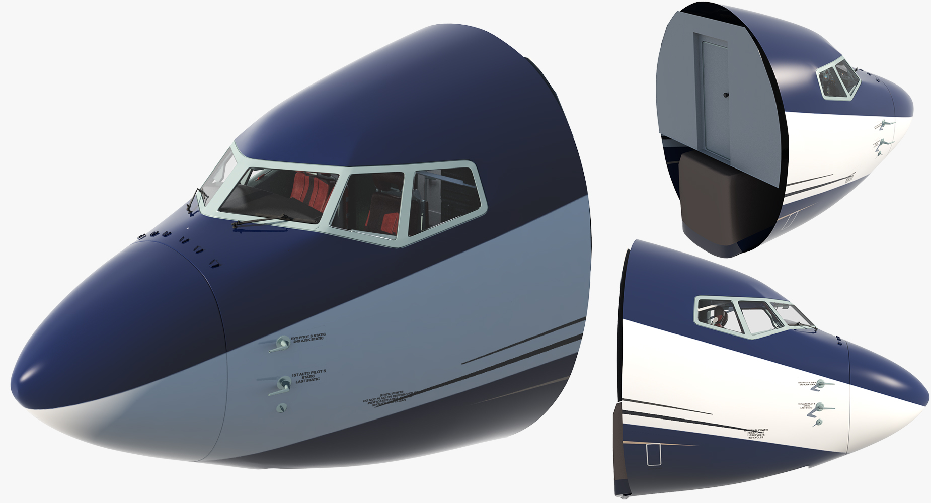 Boeing 737 Cockpit 3D Model - TurboSquid 1188630