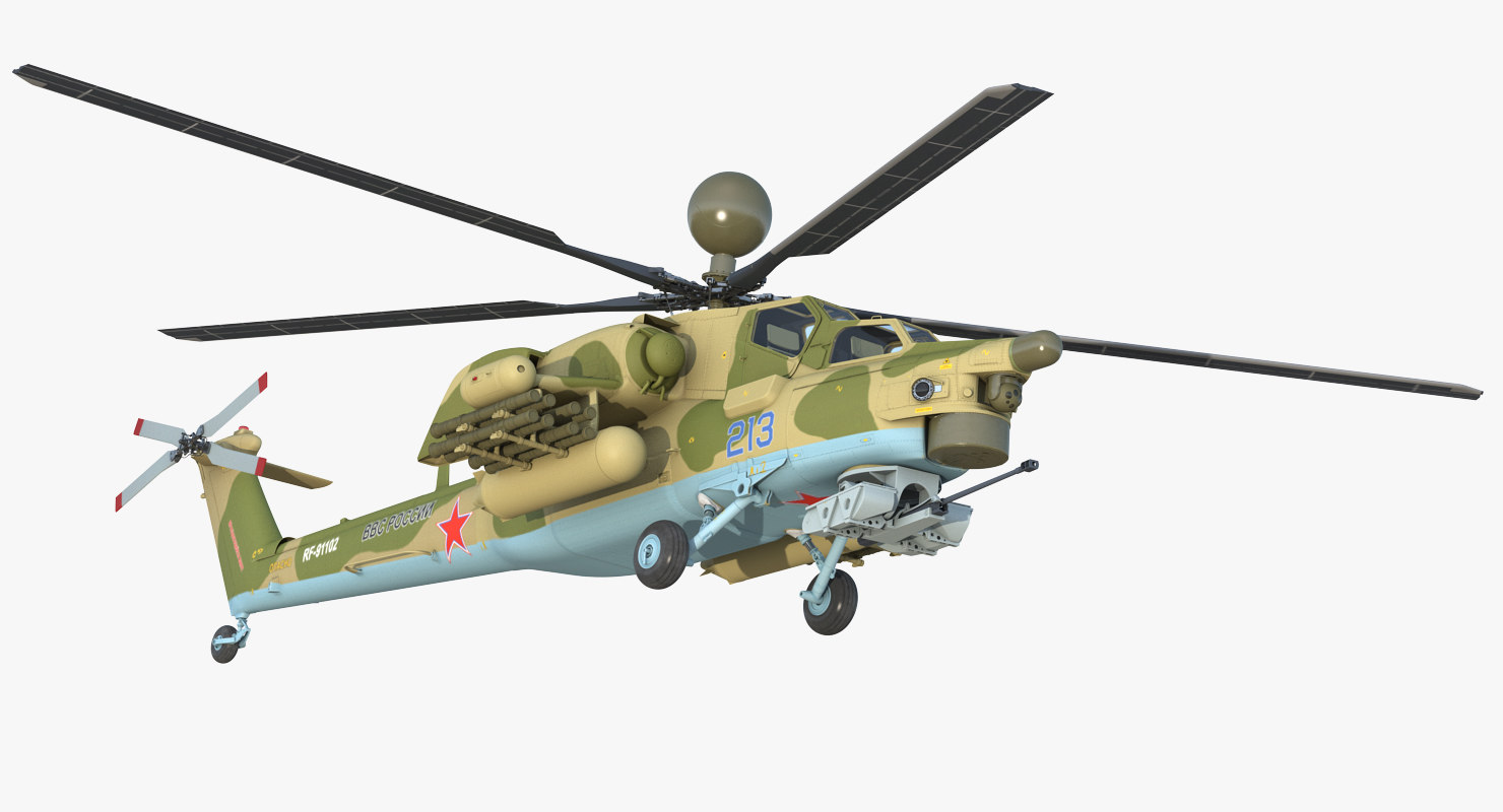 3D attack helicopter mi 28n model - TurboSquid 1188637