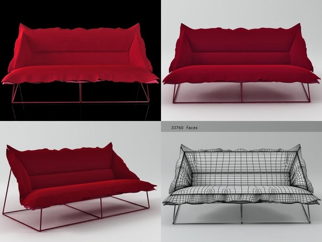 Volant 3 Seat Sofa Demi 296