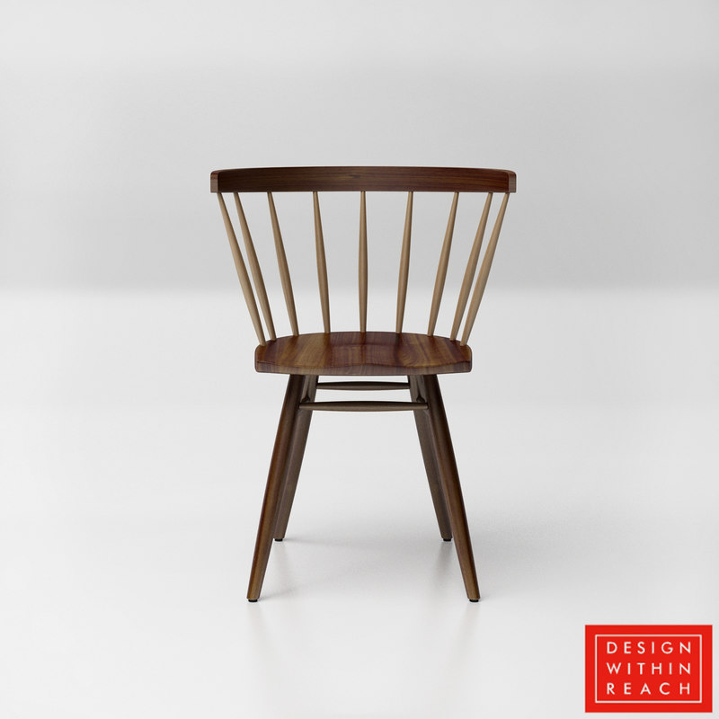 Dwr Nakashima Straight Backed Chair Model Turbosquid 1188892 Dwr Nakashima Straight Backed Chair Model