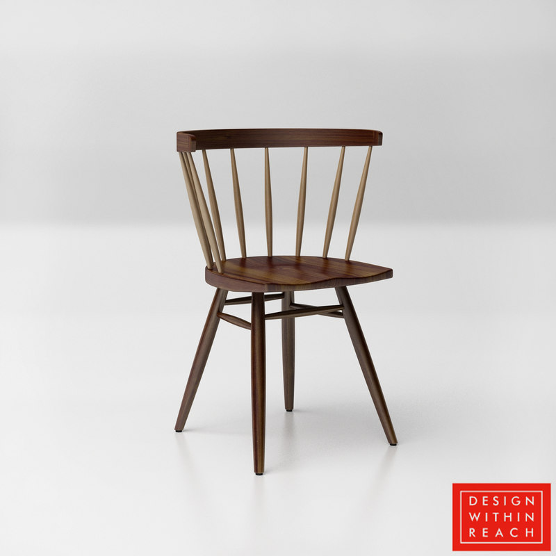 Dwr Nakashima Straight Backed Chair Model Turbosquid 1188892 Dwr Nakashima Straight Backed Chair Model