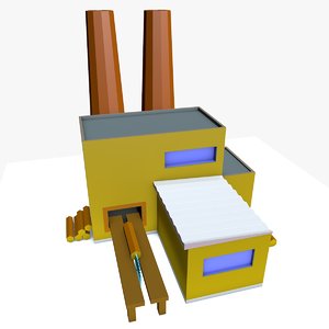 sawmill 3D model