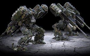 battle robot 3D model