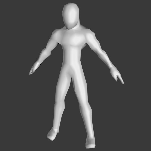 Generic Base Mesh Male Character 3d Turbosquid 1188922 