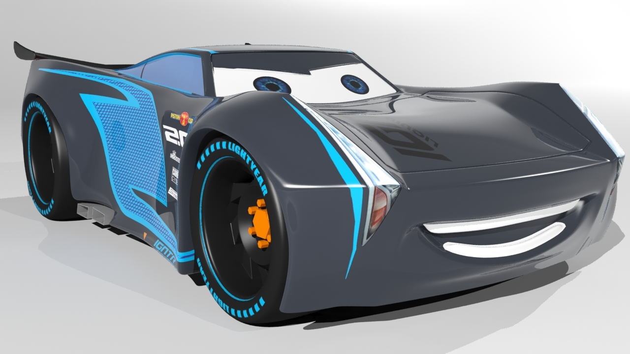 Jackson storm cars 3 model - TurboSquid 1189077