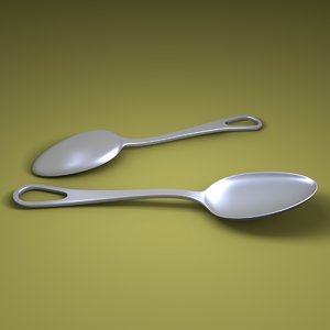 spoon 3D model