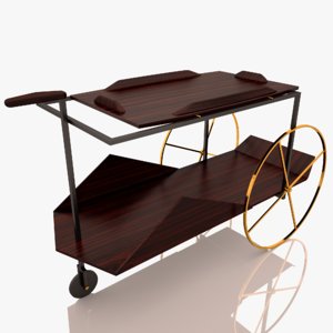 tea trolley jz 3D model
