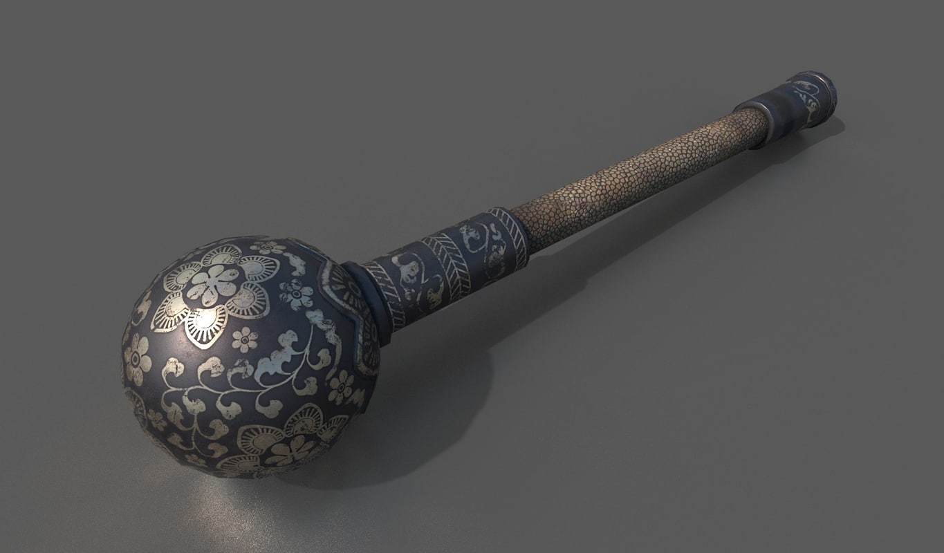 Ancient mace 3D model TurboSquid 1189200
