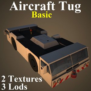 aircraft tug basic 3D model