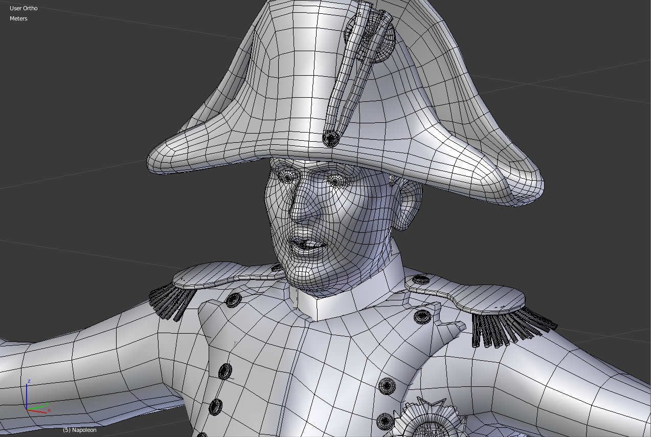 3D napoleon bonaparte model TurboSquid 1189435