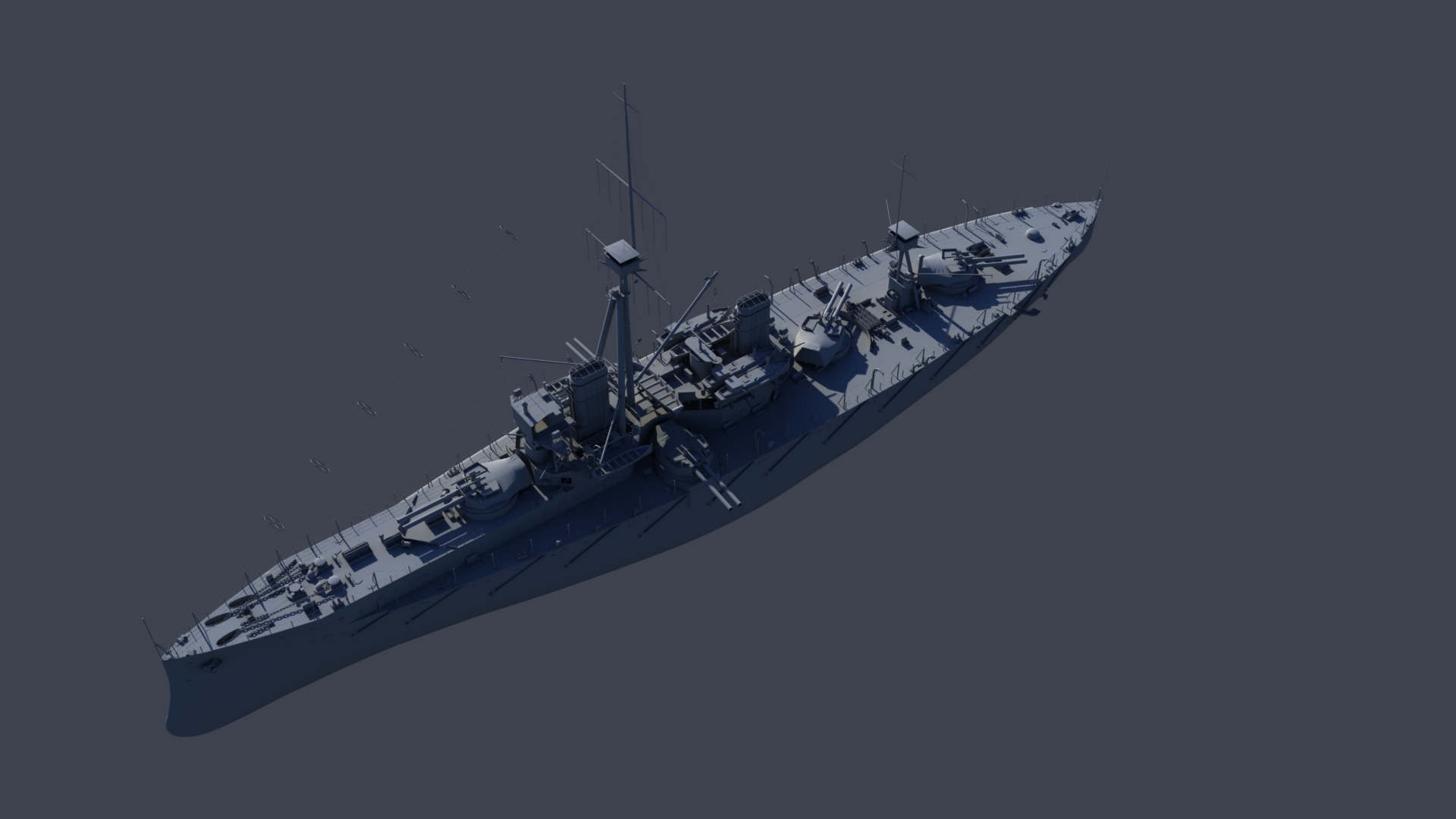 3d Hms Dreadnought Model Turbosquid 1189907