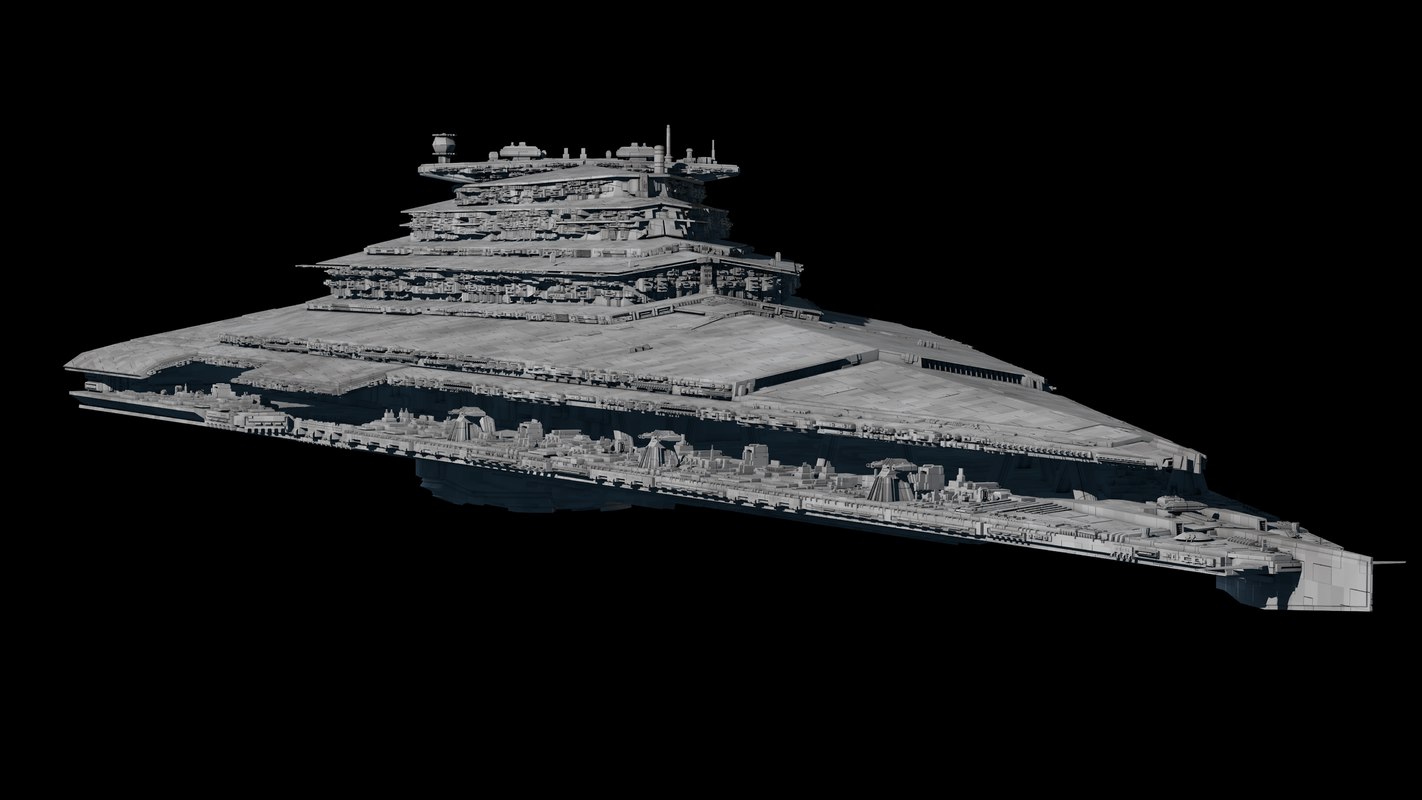 thumbnail image 2 of Hasbro Star Wars Black Series Titanium First Order Star Destroyer Die-Cast Ship (2005) - Unopened 2 of 5