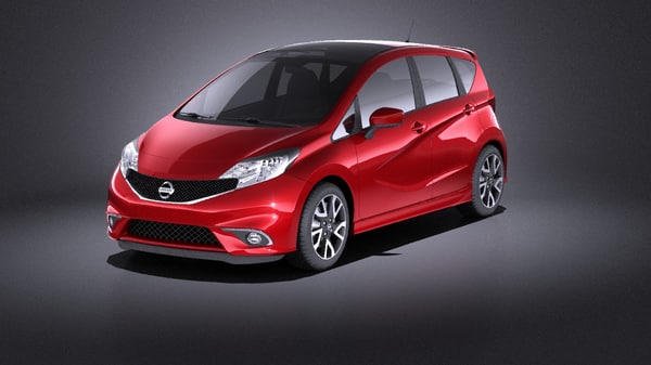 16 Nissan Note 3d Model Turbosquid