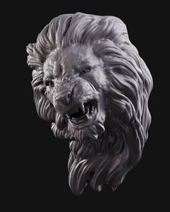 lion head 3D