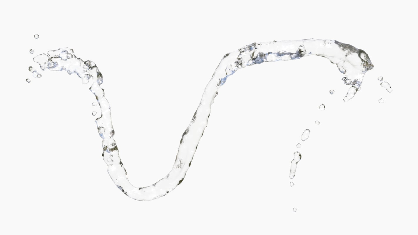 3D water jet splash TurboSquid 1190046
