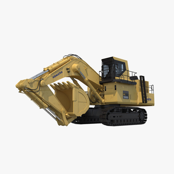 Komatsu Pc00 3d Turbosquid