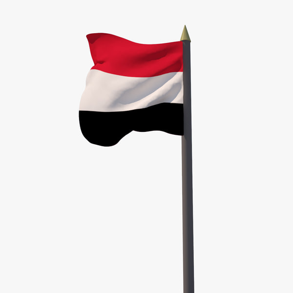 Flag yemen - animation 3D model - TurboSquid 1190153