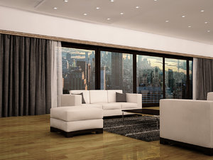 3D livingroom sofa